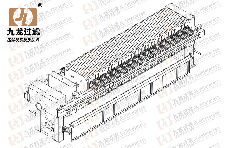 XG1000隔膜（12bar）拉板翻板压滤机